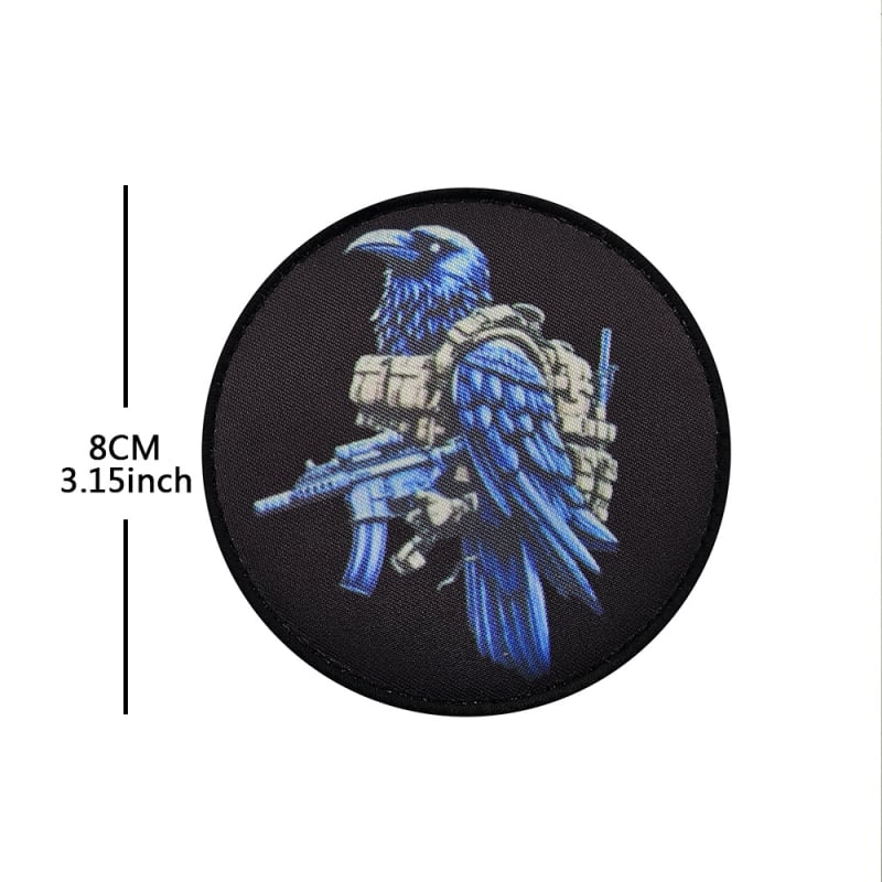 BACK HAND Loomade militaarne Velcro kangas märk - Polüester, Ühiskasutatav, Välispordid, 2025 kevad