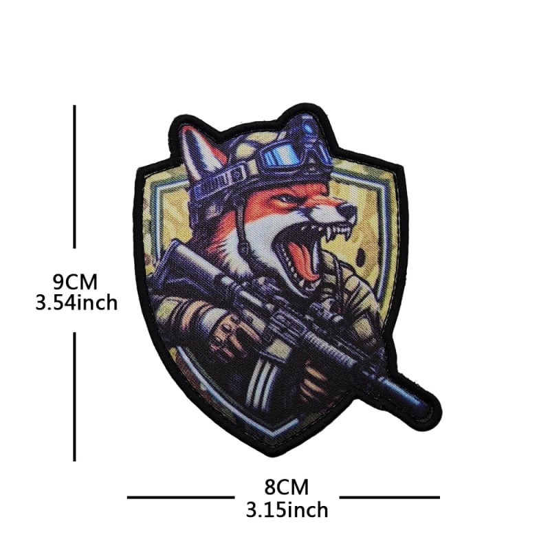 BACK HAND Loomade militaarne Velcro kangas märk - Polüester, Ühiskasutatav, Välispordid, 2025 kevad