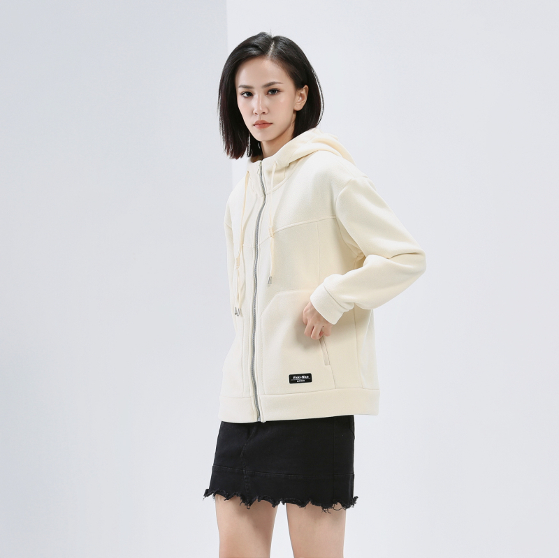 Μπουφάν φλίς σε στυλ cardigan, Unisex, ύφασμα Shaker Fleece, επένδυση Shaker Fleece, για χειμώνα