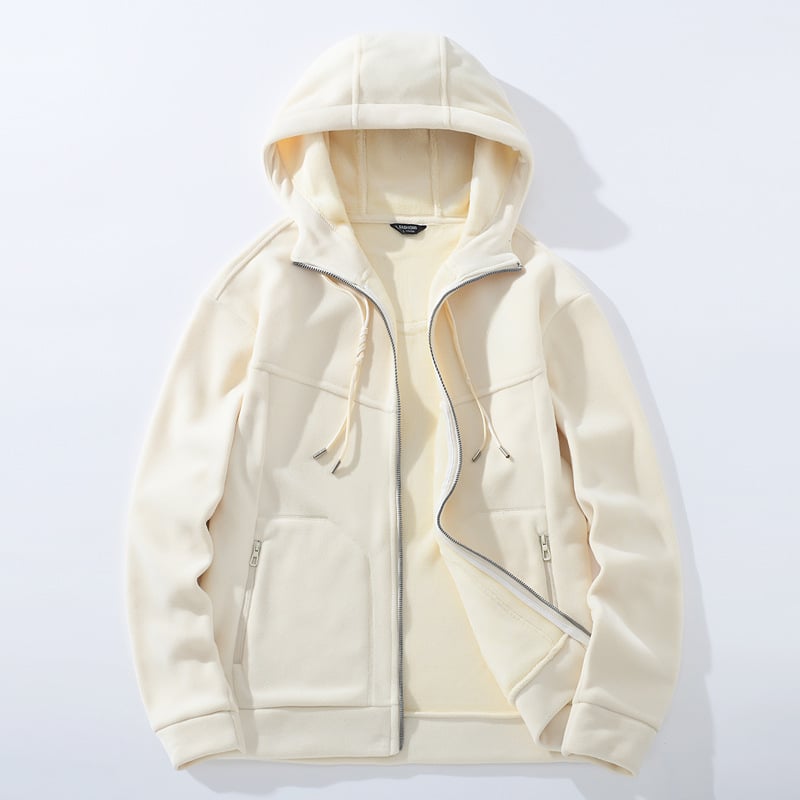 Μπουφάν φλίς σε στυλ cardigan, Unisex, ύφασμα Shaker Fleece, επένδυση Shaker Fleece, για χειμώνα