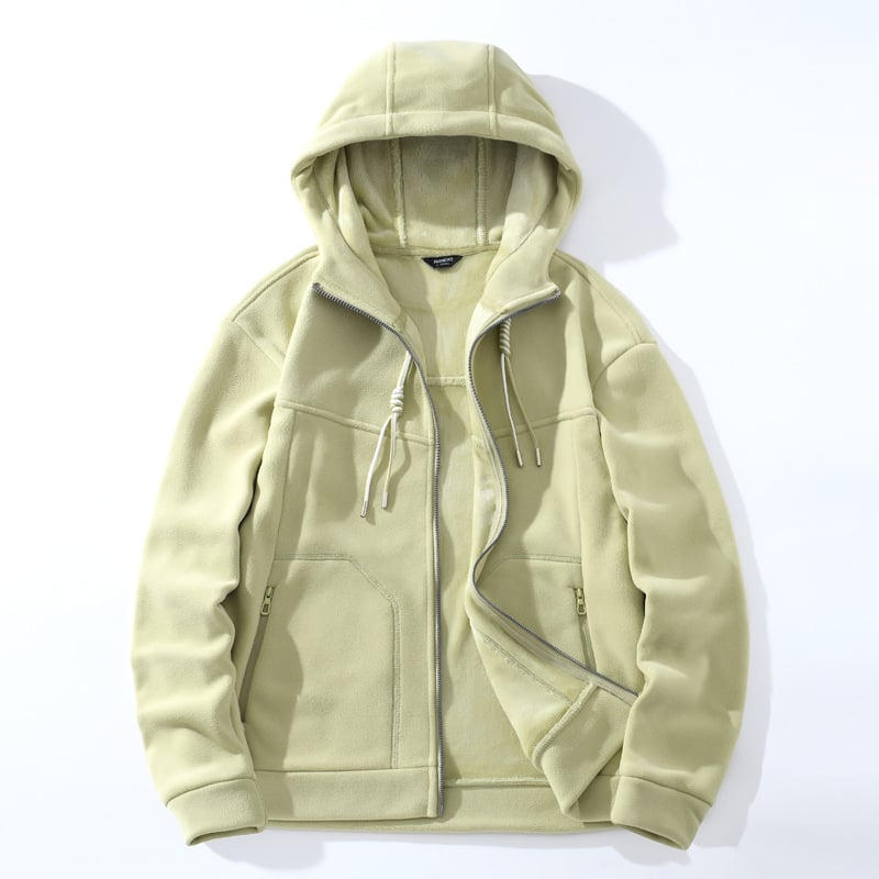 Μπουφάν φλίς σε στυλ cardigan, Unisex, ύφασμα Shaker Fleece, επένδυση Shaker Fleece, για χειμώνα