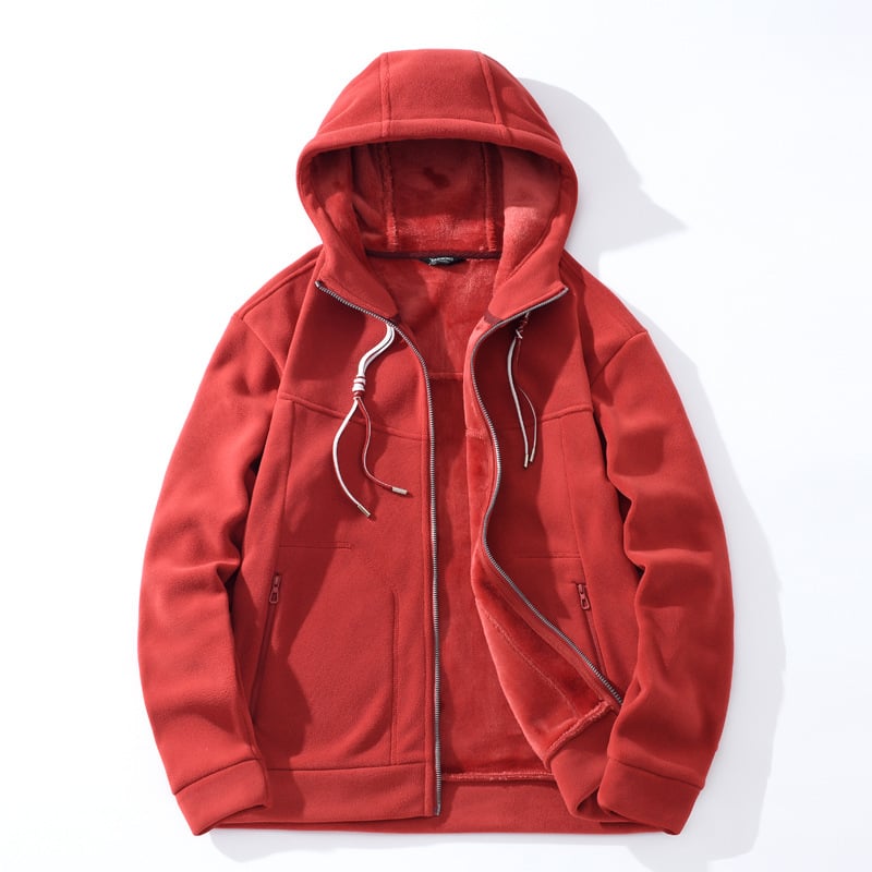 Μπουφάν φλίς σε στυλ cardigan, Unisex, ύφασμα Shaker Fleece, επένδυση Shaker Fleece, για χειμώνα