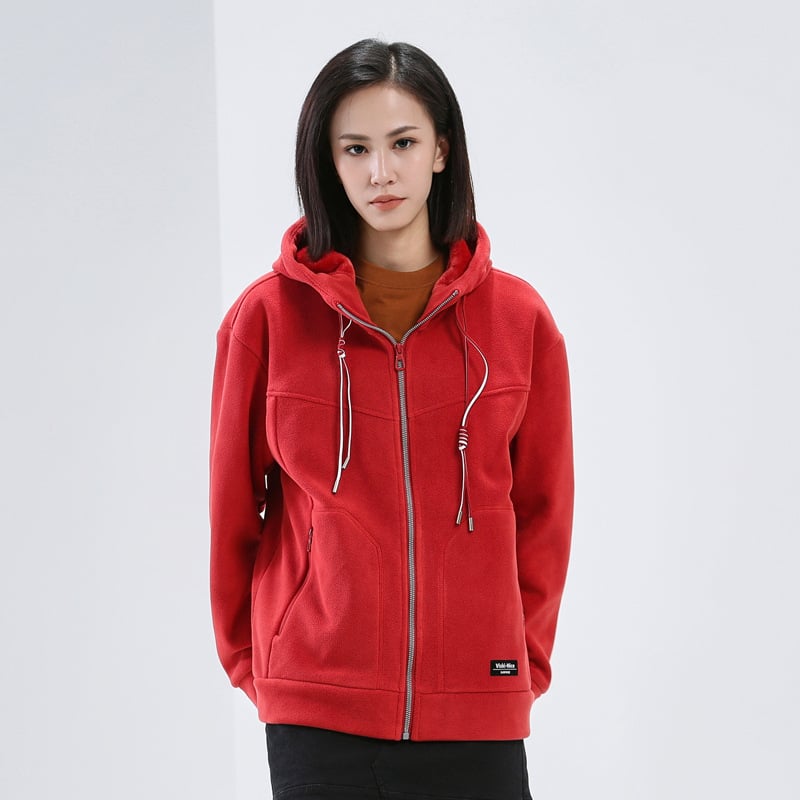 Μπουφάν φλίς σε στυλ cardigan, Unisex, ύφασμα Shaker Fleece, επένδυση Shaker Fleece, για χειμώνα