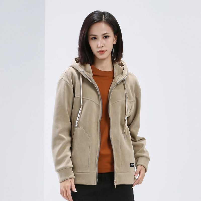 Μπουφάν φλίς σε στυλ cardigan, Unisex, ύφασμα Shaker Fleece, επένδυση Shaker Fleece, για χειμώνα