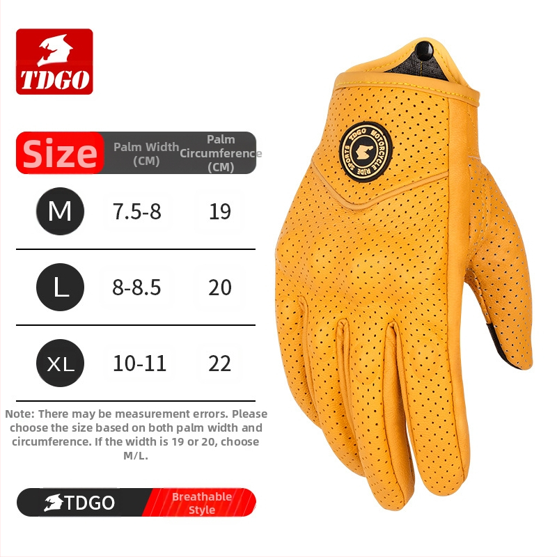 Aitas ādas motociklu cimdi, ūdensizturīgi, rudens-ziemas, vidēja biezuma, universāli