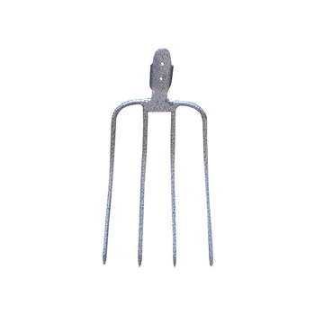Oceľová záhradná vidlica s drevenou rukoväťou — model DT-black welded steel fork; hmotnosť 0,75 kg; telo: oceľ; rukoväť: drevo