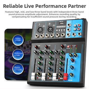 J.I.Y F4 keverőpult, 8 csatornás, SDI interfész