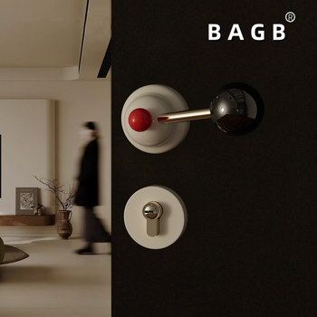 BAGB Ding Dong kilincs zár, cink ötvözet + 304 rozsdamentes acél, belső ajtókhoz, hálószobaajtókhoz, fa és üvegajtókhoz