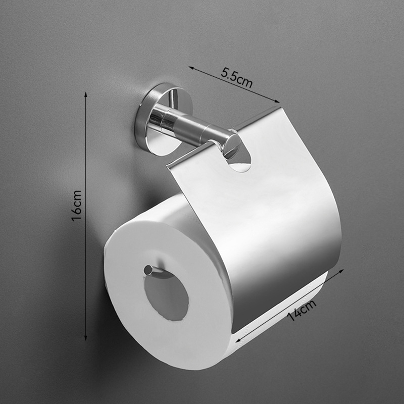 Raft de prosoape montat pe perete din oțel inoxidabil 304, finisaj electroplacat, stil modern minimalist, set de șase piese