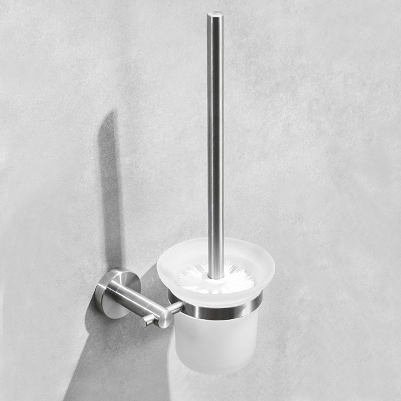 Raft de prosoape montat pe perete din oțel inoxidabil 304, finisaj electroplacat, stil modern minimalist, set de șase piese