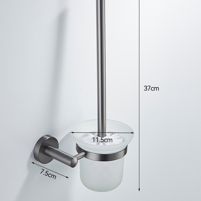 Raft de prosoape montat pe perete din oțel inoxidabil 304, finisaj electroplacat, stil modern minimalist, set de șase piese