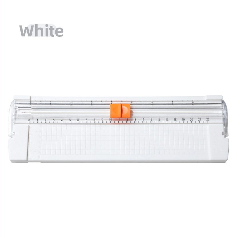 A5 plastikinis popieriaus pjaustytuvas, nešiojamas, slydimo tipas, modelis 857, prekės kodas GYDZ03, peilio galvutė