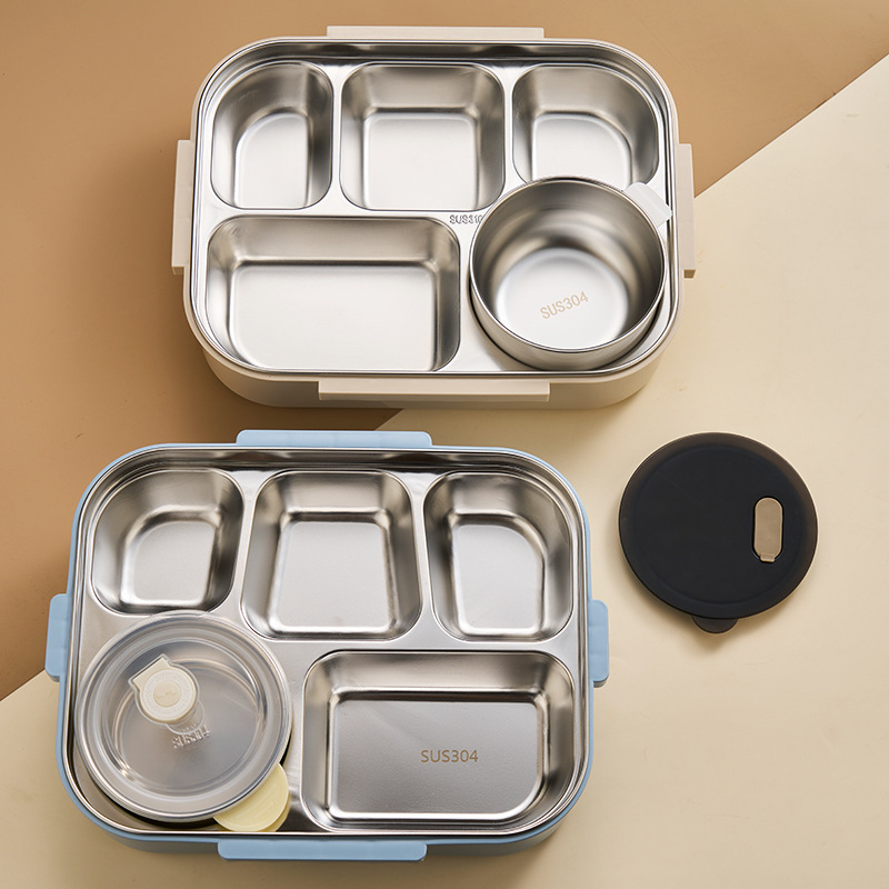 Δοχείο γεύματος από ανοξείδωτο ατσάλι 316, μονωμένο, ορθογώνιο σχήμα, χωρητικότητας 1–2 L, κατάλληλο για μετακινήσεις