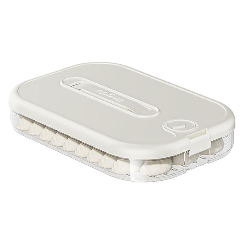 Koldūnų laikymo dėžutė, daugiasluoksnis šviežumo išsaugojimo dizainas, maisto kokybės plastikas, uždara, šaldymui skirta