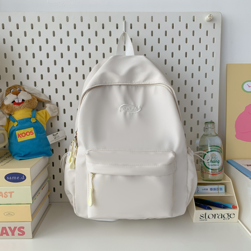 Rucsac pentru elevi – Versiune Coreeană, Din pânză, Închidere cu fermoar, Căptușeală poliester, Buzunar pentru telefon, Stil de călătorie recreativă