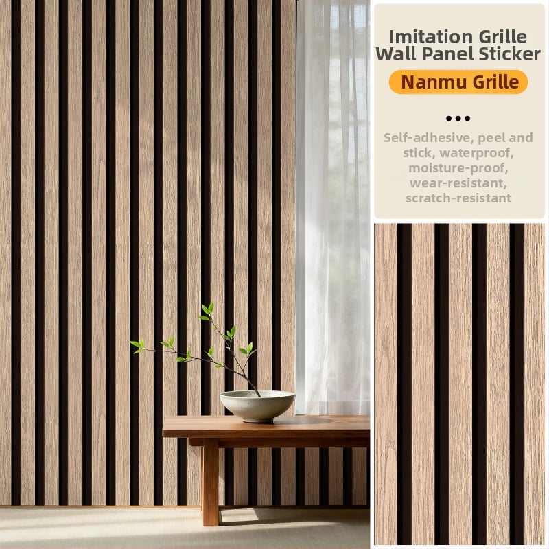 Savarankiškai lipanti tinklo rašto tapetė televizoriaus fono ir svetainės, PVC, atspari vandeniui, dėmėms, drėgmei, modernus minimalistinis stilius