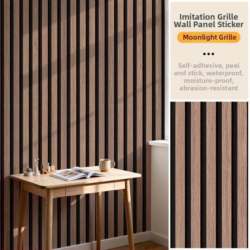 Savarankiškai lipanti tinklo rašto tapetė televizoriaus fono ir svetainės, PVC, atspari vandeniui, dėmėms, drėgmei, modernus minimalistinis stilius