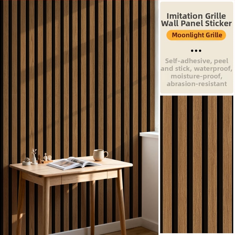 Savarankiškai lipanti tinklo rašto tapetė televizoriaus fono ir svetainės, PVC, atspari vandeniui, dėmėms, drėgmei, modernus minimalistinis stilius