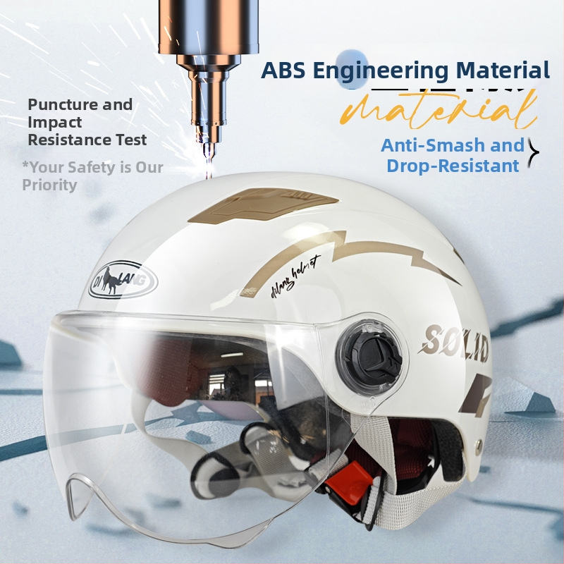Elektrisko transportlīdzekļu pusķivere, ABS, 3C GB811-2022A sertifikāts, universāls, visu sezonu