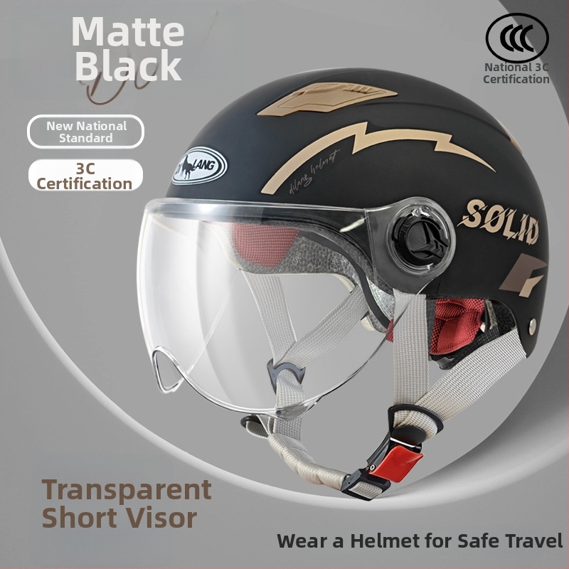 Elektrinių transporto priemonių šalmas, pusės tipo, ABS, 3C GB811-2022A sertifikatas, universalus, visoms sezonoms