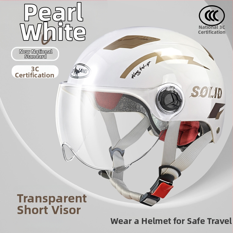 Elektrinių transporto priemonių šalmas, pusės tipo, ABS, 3C GB811-2022A sertifikatas, universalus, visoms sezonoms