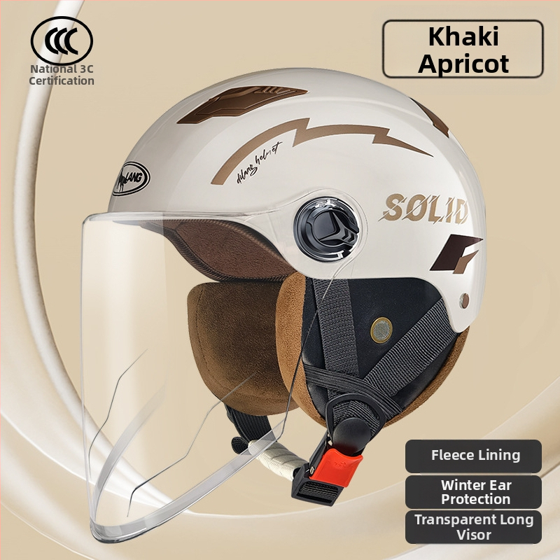 Elektrinių transporto priemonių šalmas, pusės tipo, ABS, 3C GB811-2022A sertifikatas, universalus, visoms sezonoms