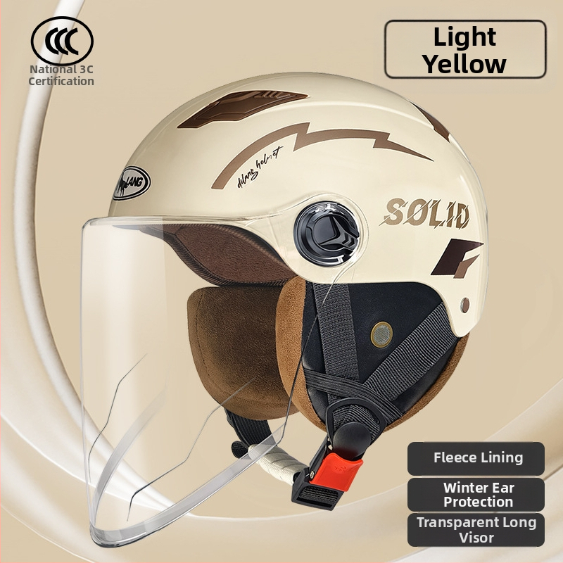 Elektrinių transporto priemonių šalmas, pusės tipo, ABS, 3C GB811-2022A sertifikatas, universalus, visoms sezonoms