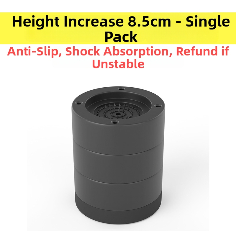 Skalbimo mašinos ir šaldytuvo pėdų kilimėlis – neslidus, reguliuojamas, be įrengimo; plastmasos medžiaga