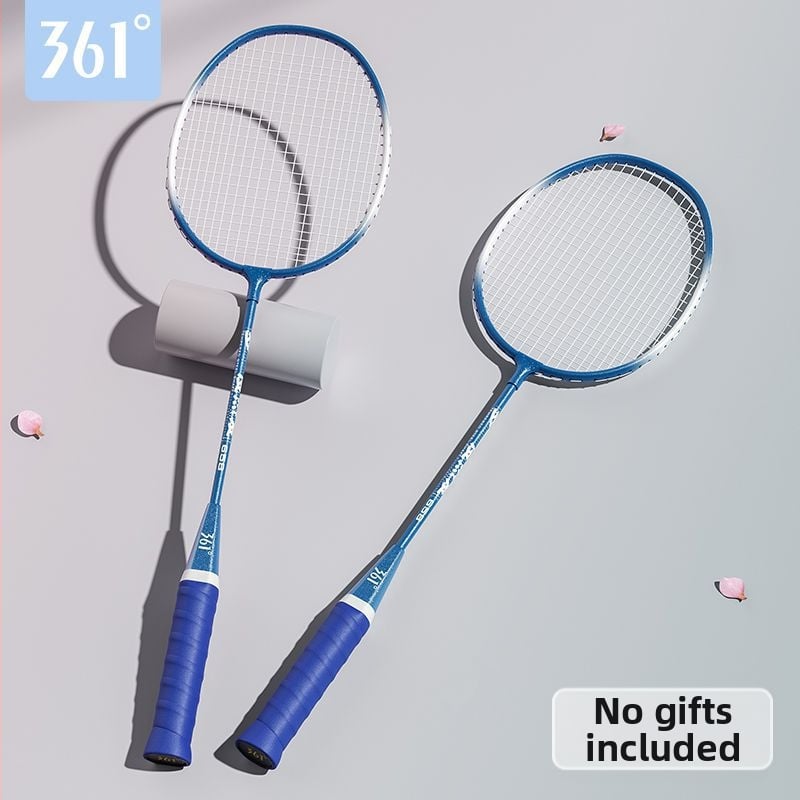 Badmintono raketė 361°, korpusas iš geležies lydinio, svoris 95–100 g, rankenos storis G2, tiesus velenas