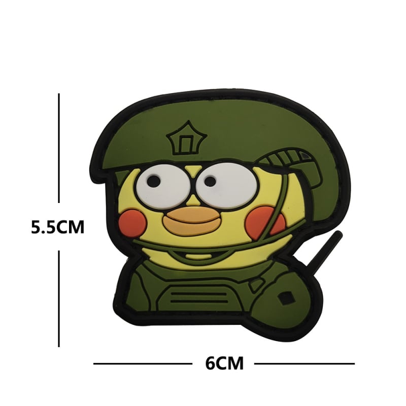 Taktiline militaarne paigaldus Velcroga, PVC-materjal, veekindel, väljasportidele, muster: tegelased, sooline neutraalne