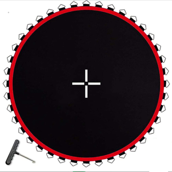 Trampolino tinklo audinys su elastingu PP šuolio kilimėliu, Modelis 111, Prekė 616, Skirta vaikams, Pritaikoma