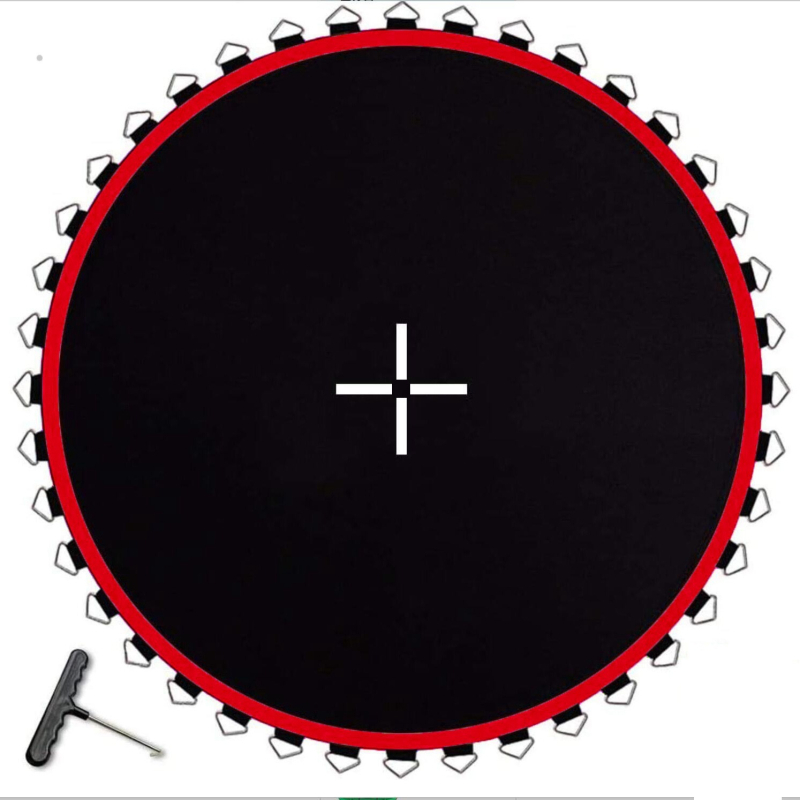 Trampolino tinklo audinys su elastingu PP šuolio kilimėliu, Modelis 111, Prekė 616, Skirta vaikams, Pritaikoma