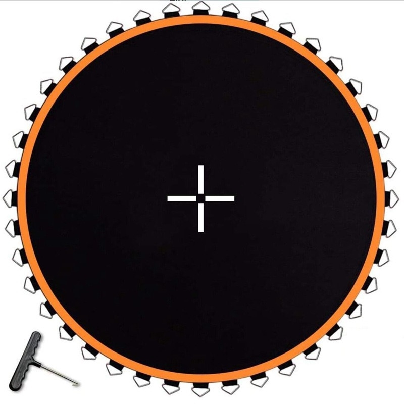 Trampolino tinklo audinys su elastingu PP šuolio kilimėliu, Modelis 111, Prekė 616, Skirta vaikams, Pritaikoma