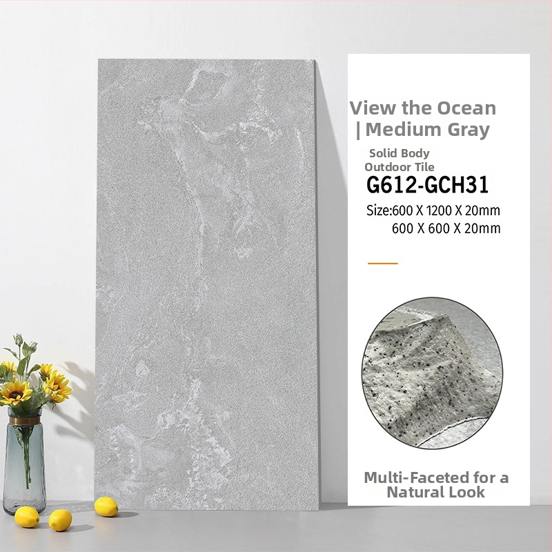 Viso kūno kvarcinė plytelė su akmens imitacija, matinė paviršiaus, prieš slydimą, atspari dėvėjimui