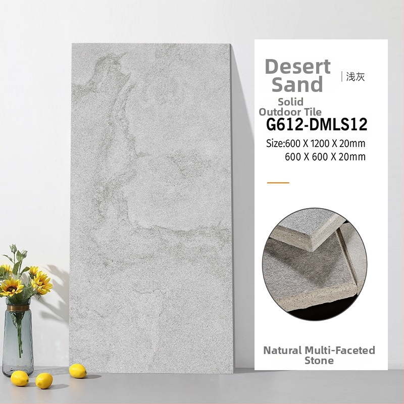 Viso kūno kvarcinė plytelė su akmens imitacija, matinė paviršiaus, prieš slydimą, atspari dėvėjimui