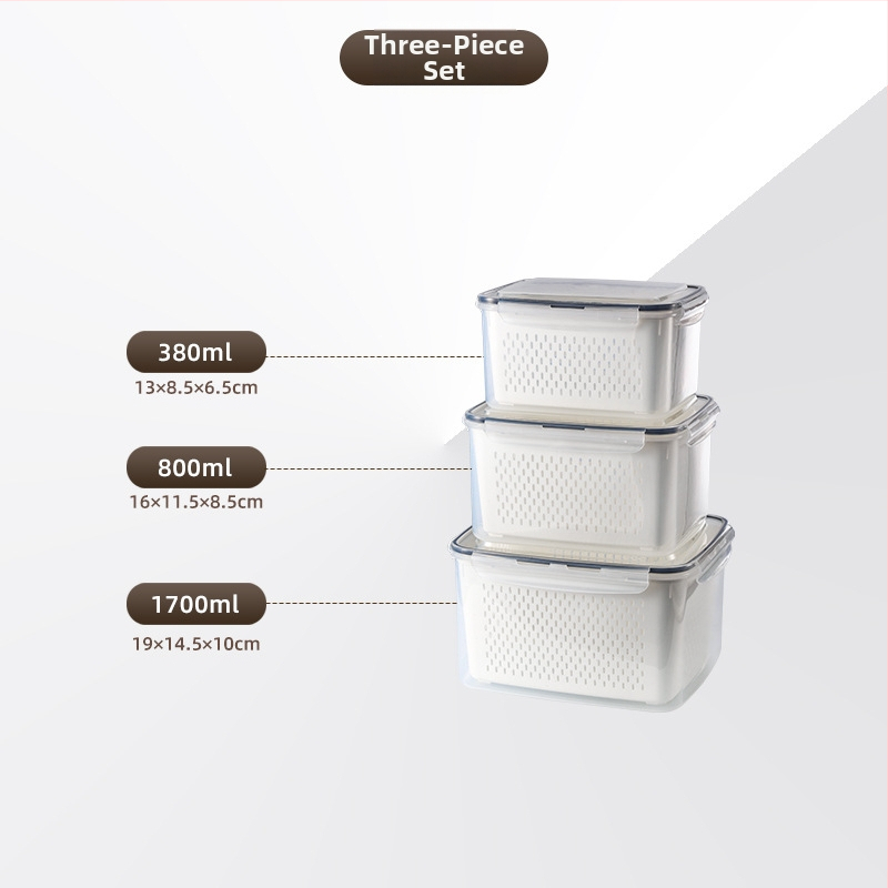 Nešiojama stačiakampio formos plastikinė maisto laikymo dėžutė su dangteliu, tinkama naudoti mikrobangų krosnelėje, talpa 0,3–5 L