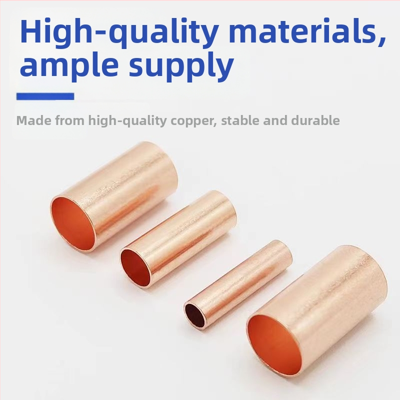 GT plānās sienas vara caurules sērija – mazas vara caurules vadam: gala savienojums, starpposms savienojums, taisa vads, krimp caurule, aukstā presēšana terminālis