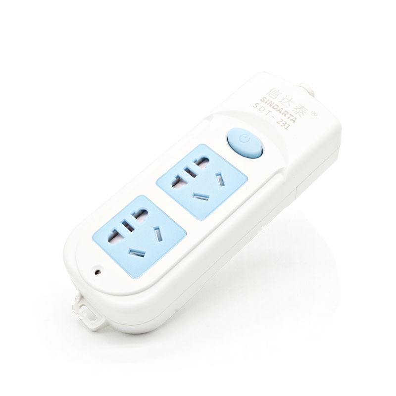 Kabelinė kištukinė plokštė su dviem lizdais pagal Nacionalinį standartą, variniai laidai, 10A