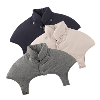 Šal za ramena s toplom podstavom, zaštita ramena i vrata, pogodno za spavanje, universalno za dom i kućni ured; glavni materijal: pamuk izvana i iznutra, punilo od svile vlakana