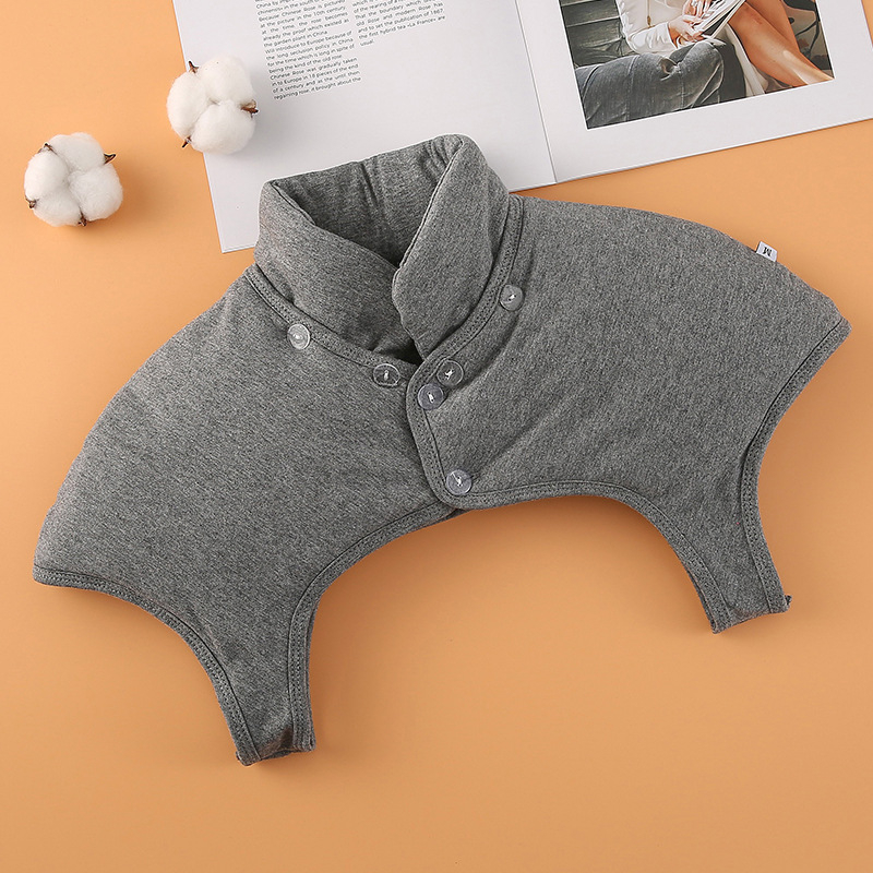 Šal za ramena s toplom podstavom, zaštita ramena i vrata, pogodno za spavanje, universalno za dom i kućni ured; glavni materijal: pamuk izvana i iznutra, punilo od svile vlakana