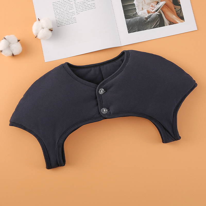 Šal za ramena s toplom podstavom, zaštita ramena i vrata, pogodno za spavanje, universalno za dom i kućni ured; glavni materijal: pamuk izvana i iznutra, punilo od svile vlakana