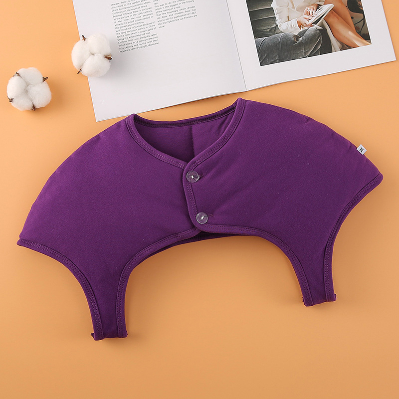 Šal za ramena s toplom podstavom, zaštita ramena i vrata, pogodno za spavanje, universalno za dom i kućni ured; glavni materijal: pamuk izvana i iznutra, punilo od svile vlakana