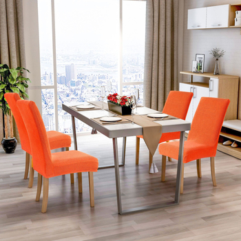 Skandinaviško stiliaus kėdės užvalkalas, poliesteris, vienos dalies, stačiakampio formos, neslidus ir dilimui atsparus, dulkių atsparus