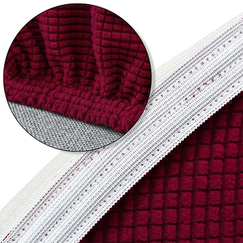 Skandinaviško stiliaus kėdės užvalkalas, poliesteris, vienos dalies, stačiakampio formos, neslidus ir dilimui atsparus, dulkių atsparus