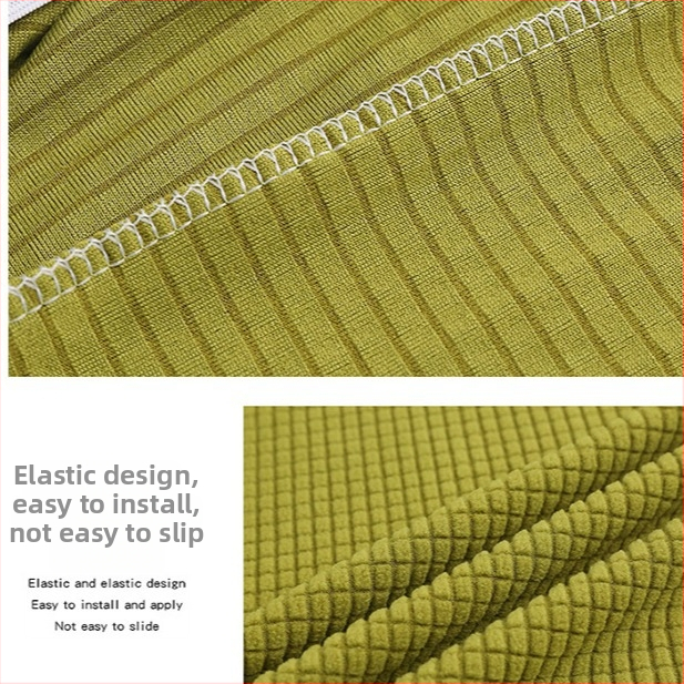 Skandinaviško stiliaus kėdės užvalkalas, poliesteris, vienos dalies, stačiakampio formos, neslidus ir dilimui atsparus, dulkių atsparus