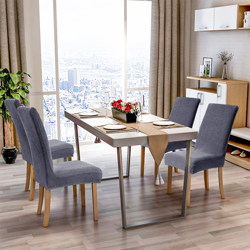 Skandinaviško stiliaus kėdės užvalkalas, poliesteris, vienos dalies, stačiakampio formos, neslidus ir dilimui atsparus, dulkių atsparus