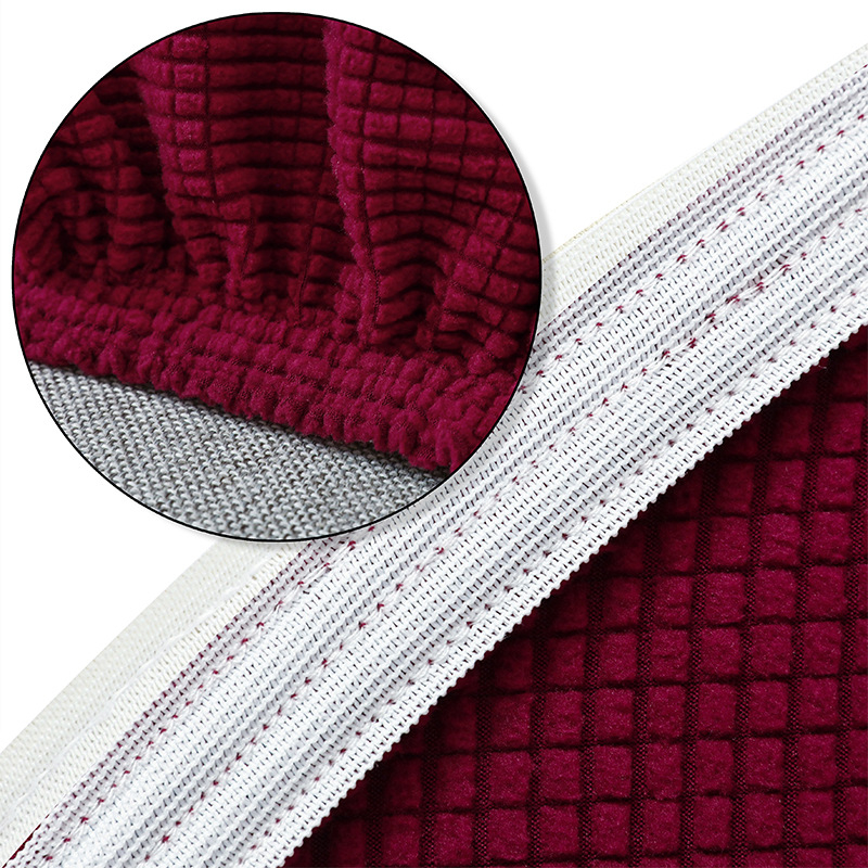 Skandinaviško stiliaus kėdės užvalkalas, poliesteris, vienos dalies, stačiakampio formos, neslidus ir dilimui atsparus, dulkių atsparus