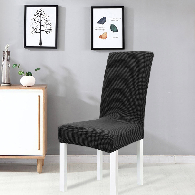 Skandinaviško stiliaus kėdės užvalkalas, poliesteris, vienos dalies, stačiakampio formos, neslidus ir dilimui atsparus, dulkių atsparus