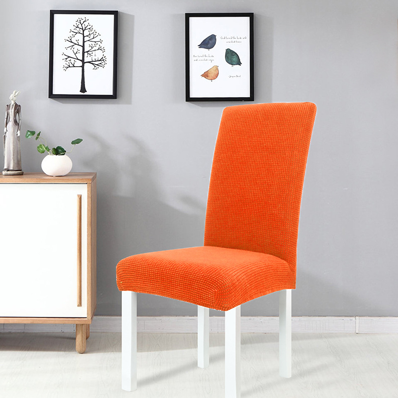 Skandinaviško stiliaus kėdės užvalkalas, poliesteris, vienos dalies, stačiakampio formos, neslidus ir dilimui atsparus, dulkių atsparus