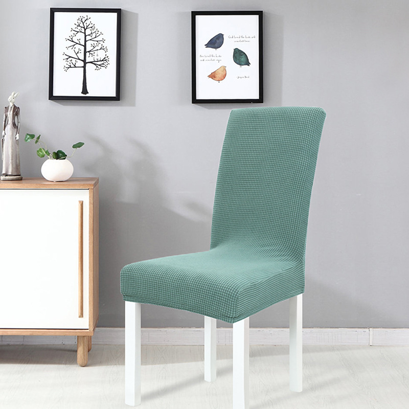 Skandinaviško stiliaus kėdės užvalkalas, poliesteris, vienos dalies, stačiakampio formos, neslidus ir dilimui atsparus, dulkių atsparus